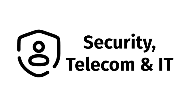 Security, Telecom & IT Logo
